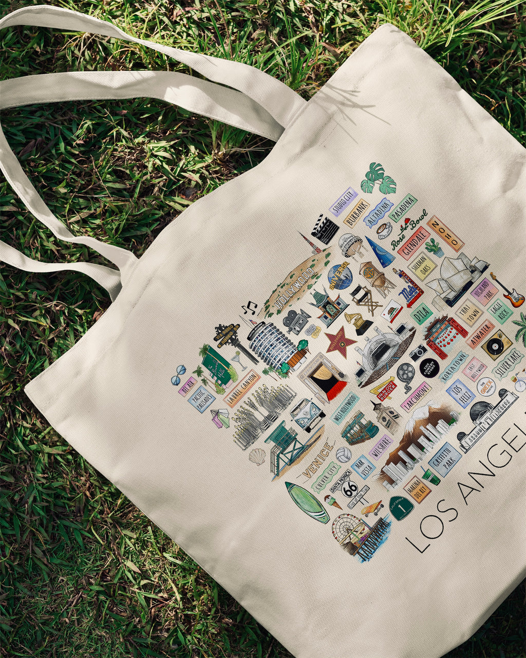 LA or Bust Canvas Tote Bag